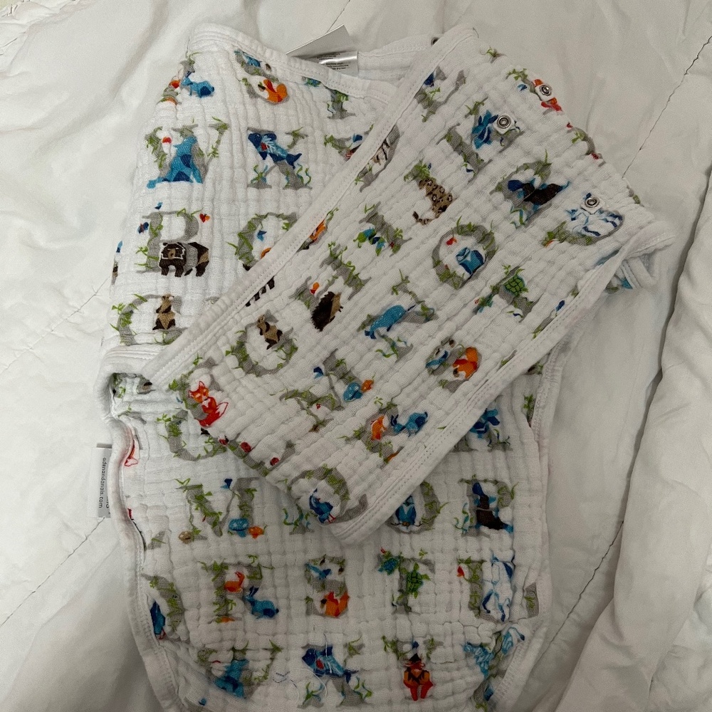 Aden and Anais Alphabet Swaddle